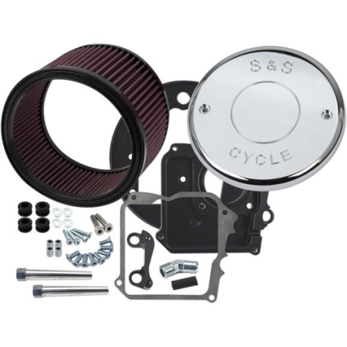 S&S Cycle - S&S Cycle Air Cleaner Kit with Cover - S&S Logo Cover - 170-0294C