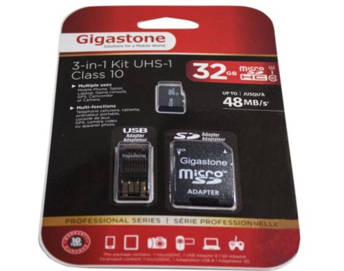 WASPcam - WASPcam 32GB Gigastone SD Card for WASPcam Tact - 9808