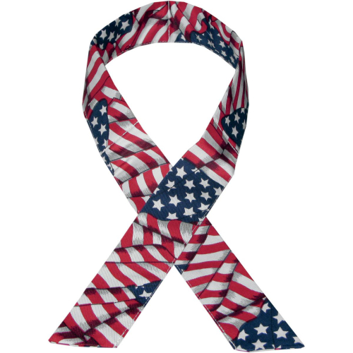 Techniche - Techniche Hyperkewl Evaporative Cooling Neckband - 6519USA - Flag - OSFM
