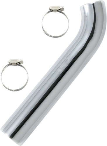 Paughco - Paughco Front Heatshield for Exhaust Pipes, Shotgun Exhaust Pipes, and Drag Pipes - Chrome - 430F