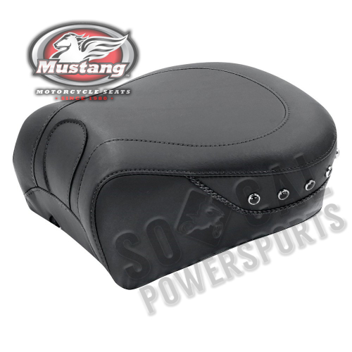 Mustang - Mustang Recessed Rear Seat - Black Studs - 79349