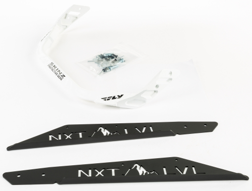 Skinz Protective Gear - Skinz Protective Gear Rear Aluminum Bumper - Black/White - NXPRB225-FBK/WHT