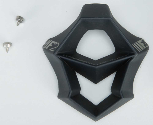 Fly Racing - Fly Racing Mouth Piece for F2 Carbon-Pure Helmets - Matte Gray/Black - 73-46420