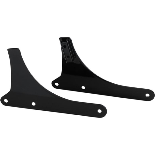 Cycle Visions - Cycle Visions Sissy Bar Side Plates - Black - CV-8096