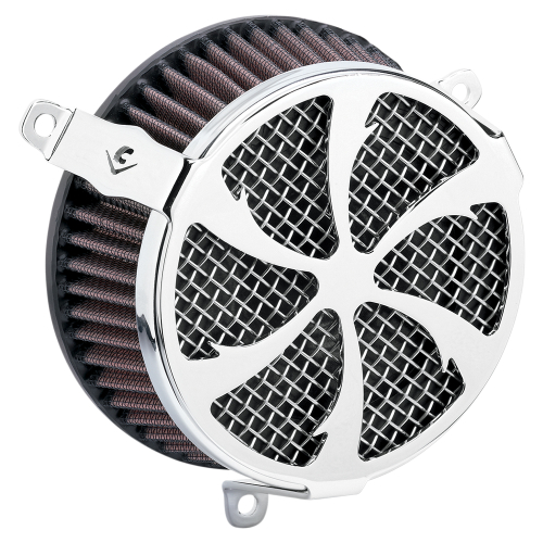Cobra - Cobra Swept Air Cleaner Kit - Chrome - 606-0100-01
