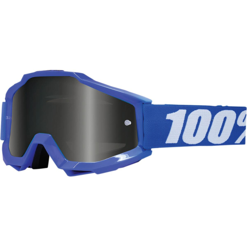 100% - 100% Accuri Sand Reflex Goggles - 50201-002-02 - Reflex Blue / Dark Smoke Lens - OSFM