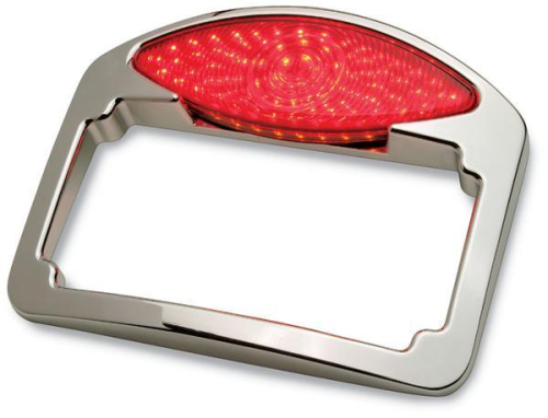 Russ Wernimont Designs - Russ Wernimont Designs LED Taillight/Turn Signal/License Plate Kit - 5 1/2in H x 7in W - Chrome - RWD3217