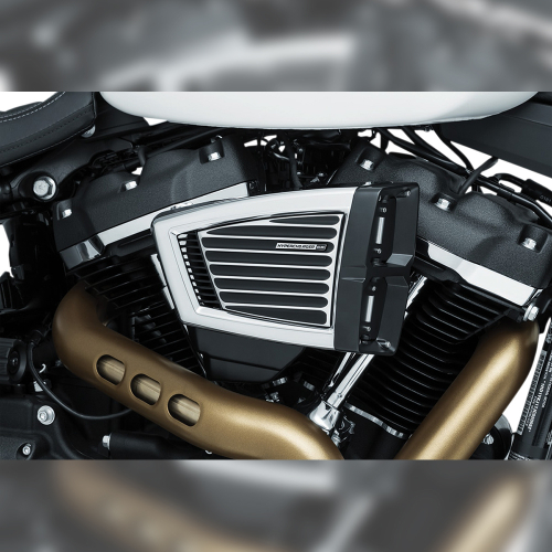 Kuryakyn - Kuryakyn Hypercharger ES Air Clear Kit - Chrome and Black - 9377