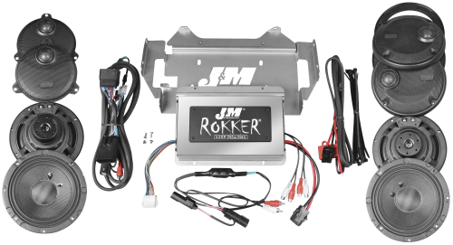 J&M - J&M Rokker XXR Extreme 700W Audio/Install Kit - XXRK-700SP4-14UL