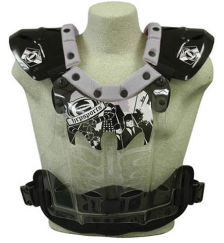 HRP Sports - HRP Sports Flak IMS Peewee Chest Protector - 0601-GY-11 - Gray - 50-94 Lbs.