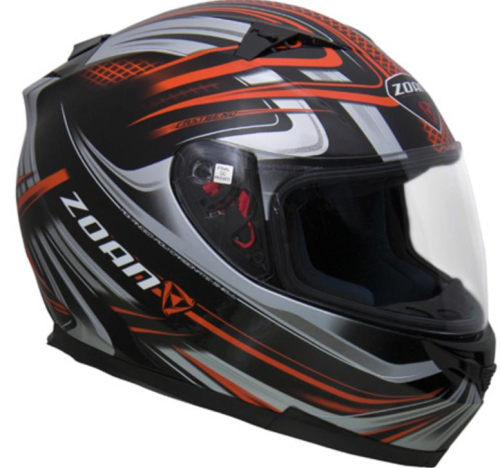 Zoan - Zoan Blade SV Reborn Graphics Snow Helmet with Double Lens Shield - 035-264SN - Orange - Small