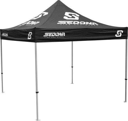 Sedona - Sedona Canopy Tent - 10ft. x 10ft  - Black with White Logo - HYG-009-SEDONA