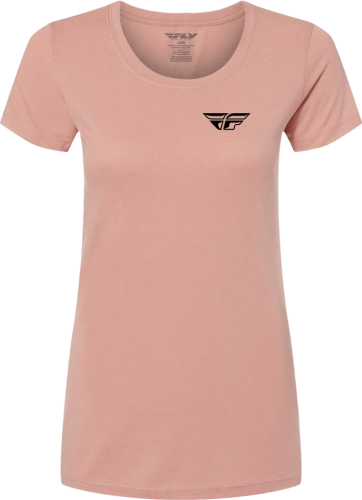 Fly Racing - Fly Racing Fly Pulse Womens T-Shirt - 356-0089M - Peach - Medium