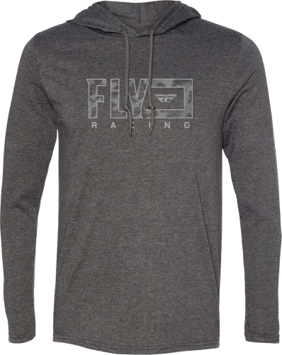 Fly Racing - Fly Racing Fly Finish Line Hoodie - 354-0065M - Dark Gray Heather - Medium