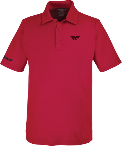 Fly Racing - Fly Racing Fly Performance Polo Shirt - 352-6012S - Red - Small