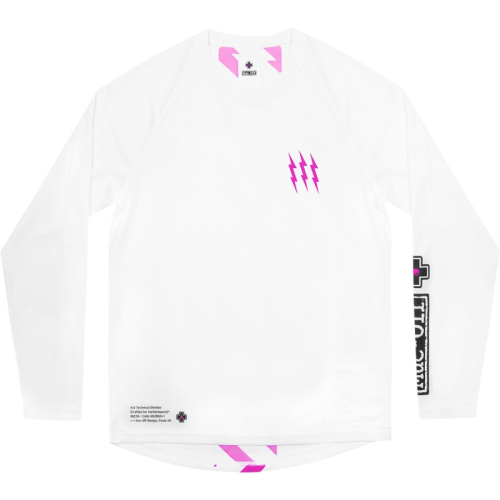 Muc-Off - Muc-Off Riders Long Sleeve Jersey - 20487 - White - Small