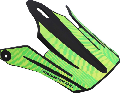 Moose Racing - Moose Racing Visior Kit for FI Mips Youth Helmets - Agroid Yellow/Green - 0132-1597