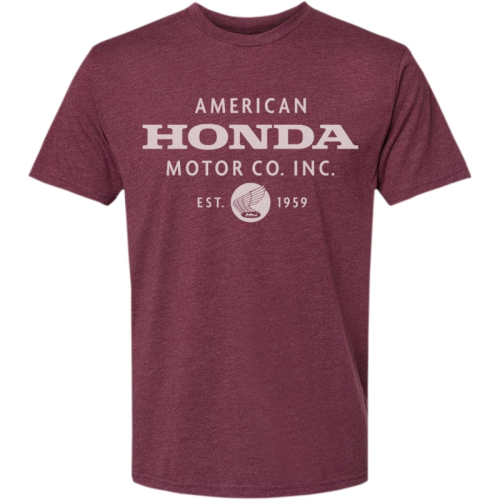 Honda Collection - Honda Collection Honda Motor Company T-shirt - NP21S-M3022-XL - Maroon - X-Large