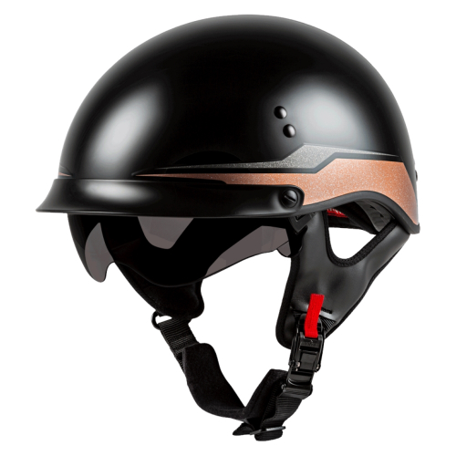 G-Max - G-Max HH-65 Full Dressed Source Helmet - H9652633 - Black/Copper - X-Small