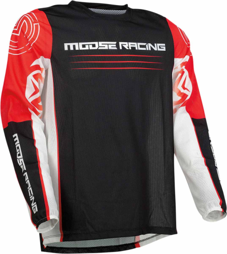 Moose Racing - Moose Racing Sahara Jersey - 2910-6854 - Red/Black - Large