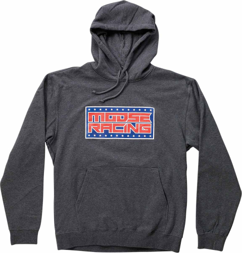 Moose Racing - Moose Racing Star Spangled Hoodie - 3050-5874 - Gray - Small