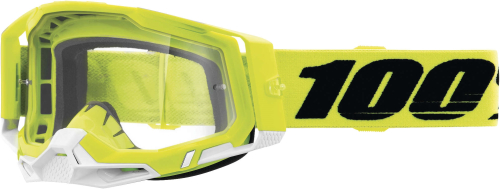 100% - 100% Racecraft 2 Goggles - 50121-101-04 - Yellow/Clear Lens - OSFM