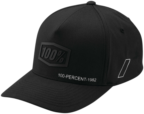 100% - 100% Shadow Flexfit Hat - 20092-001-17 - Black - Sm-Md