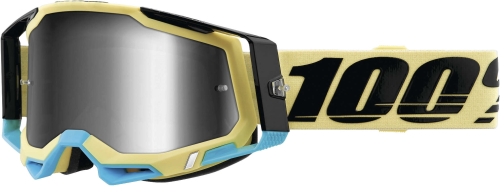 100% - 100% Racecraft 2 Airblast Goggles - 50121-252-11 - Arbis / Silver Mirror Lens - OSFA