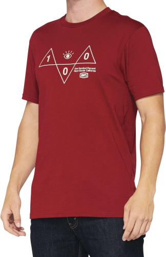 100% - 100% Vision T-Shirt - 32135-068-12 - Brick - Large