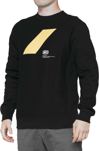 100% - 100% Rend Crewneck Sweatshirt - 36041-001-10 - Black - Small