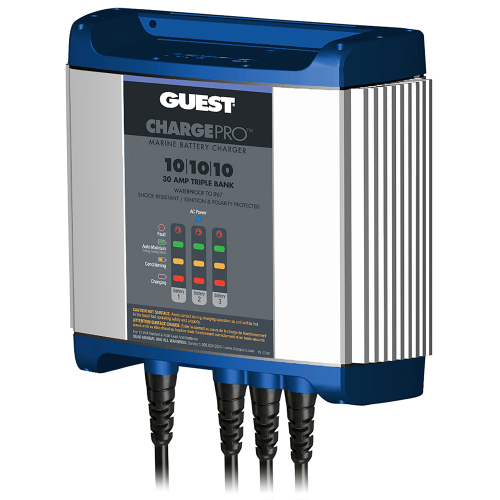 Guest - Guest On-Board Battery Charger 30A / 12V - 3 Bank - 120V Input