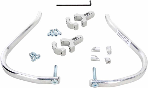 Moose Racing - Moose Racing Aluminum Handguards - (Mini) Silver - 0635-1026