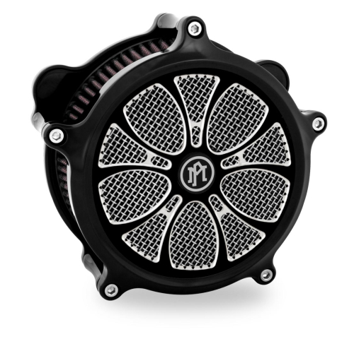 Performance Machine - Performance Machine Revel Universal Super Gas Air Cleaner Faceplate - Contrast Cut - 0206-2010REL-BM