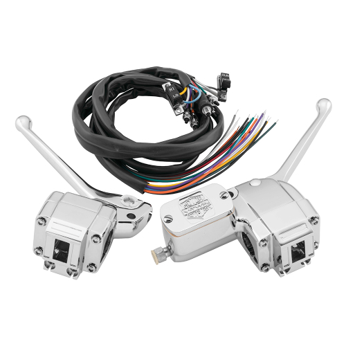 Bikers Choice - Bikers Choice Handlebar Control Kit with Black Switches - 26-098