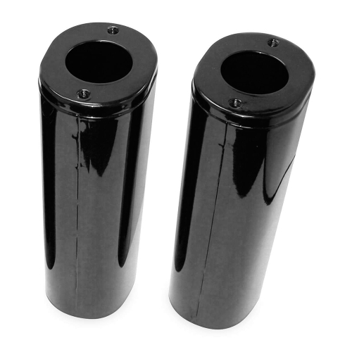 Bikers Choice - Bikers Choice Fork Tube Covers - 2in. Oversided - Black - 301167
