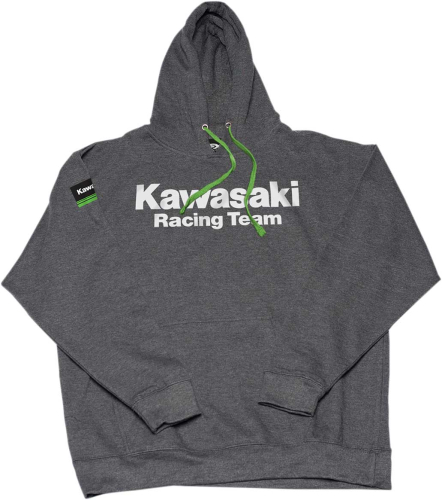 Factory Effex - Factory Effex Kawasaki Team Pullover Hoody - 22-88104 - Charcoal - Large