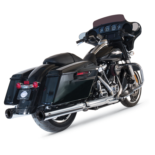 S&S Cycle - S&S Cycle Grand National Slip-On Muffler - 4in - Chrome - 550-0693