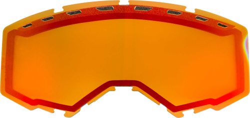 Fly Racing - Fly Racing 2019 Vented Dual Lens - Red Mirror/ Amber - FLB-032