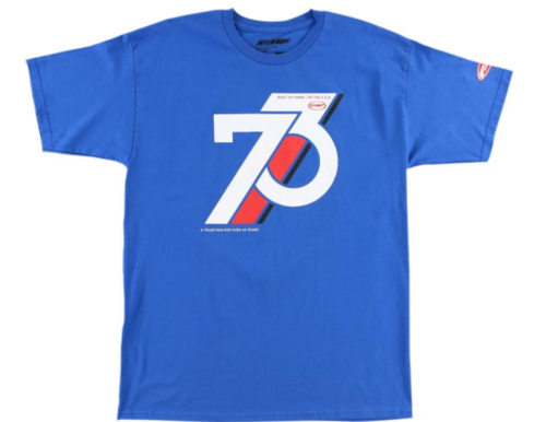 FMF Racing - FMF Racing Tradition T-Shirt - SP6118906RYLLG - Blue - Large