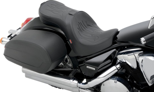 Z1R - Z1R Low-Profile Double-Bucket Seat with Dual Backrest - Flame Stitch - XF-2-0810-1714