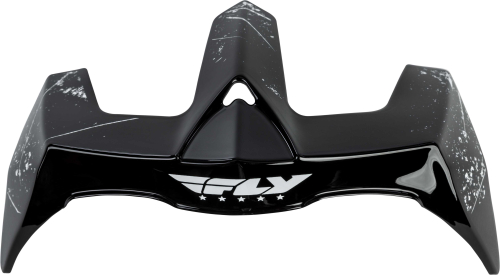 Fly Racing - Fly Racing Rear Spoiler for Revolt Liberator Helmets - White/Black - 73-88454