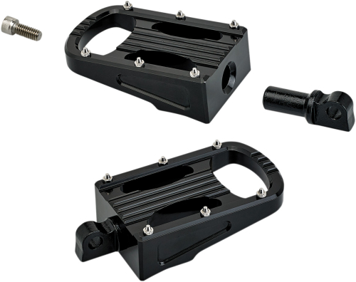 Biltwell Inc. - Biltwell Inc. Punisher Male-Mount Footpegs - Black - 7006-203-01