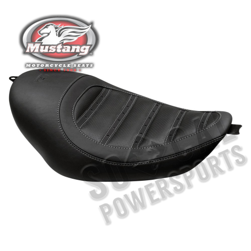 Mustang - Mustang Fred Kodlin Daytona Series Solo Seat - Black - 76303