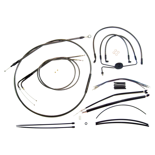 Magnum - Magnum Black Pearl Handlebar Installation Kit for 15-17in. Ape - 487202