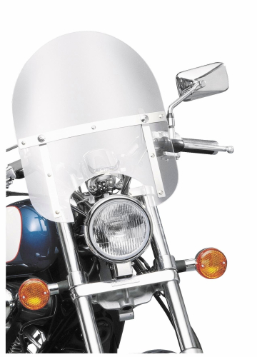 Slipstreamer - Slipstreamer HD-0 Mini Police Windshield - 1 1/2in. Clamps - Tint - HD-0-T-1.5"