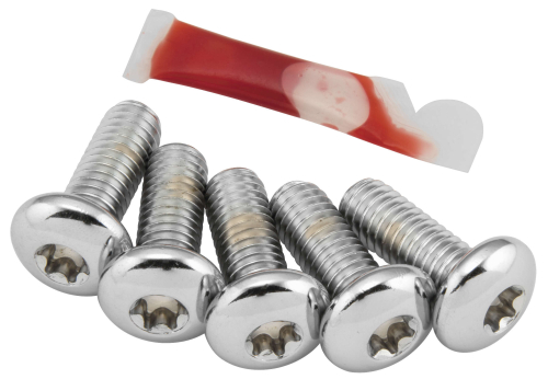 Performance Machine - Performance Machine Brake Rotor Bolt Kit for Image Series Brake Rotors - Rear (Chrome) - 0109-0013-CH