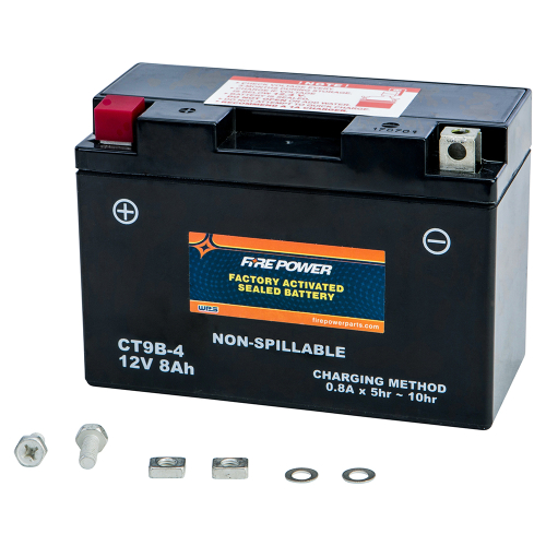 Fire Power - Fire Power Factory Activated Maintenance Free Sealed Battery - CTZ8V