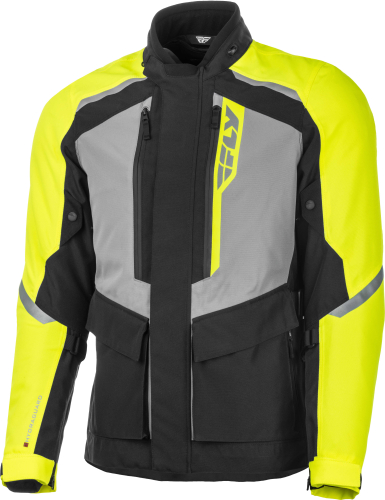 Fly Racing - Fly Racing Terra Trek Jacket - #6179 477-2114~8 - Black/Hi-Viz - 4XL