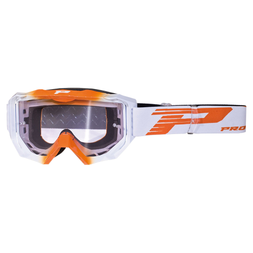 Pro Grip - Pro Grip 3200 MX Venom Goggles - PZ3200ARA - Orange / Clear Light Sensitive Lens - OSFM