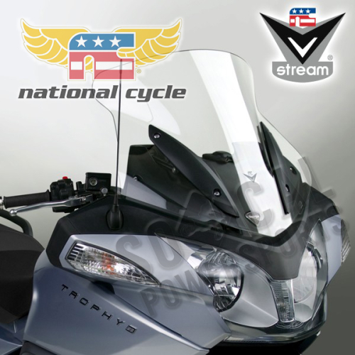 National Cycle - National Cycle VStream Windshield - 21.00in./Clear - N20607